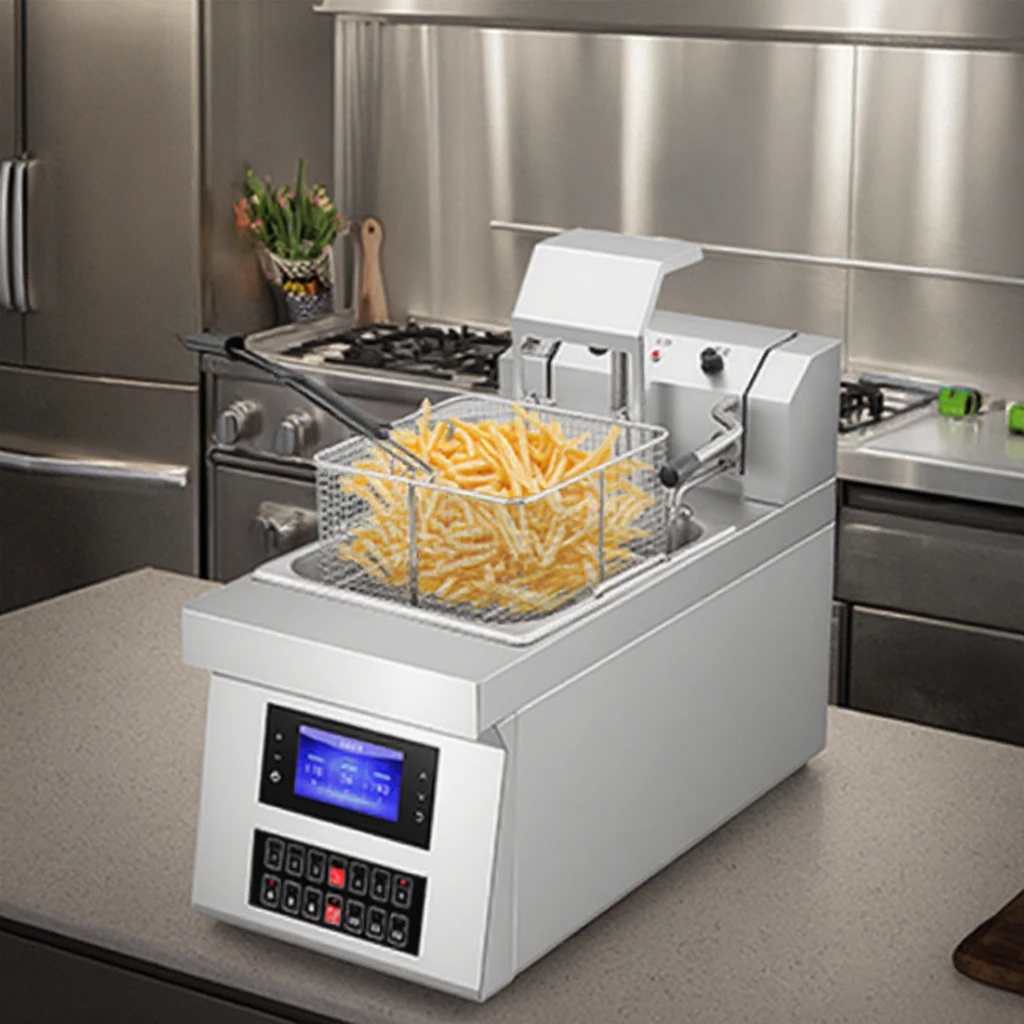 Flour Energy Efficient kfc Deep Fryer Auto-lift Electric Fryer New Product Broaster Chicken  Chicken