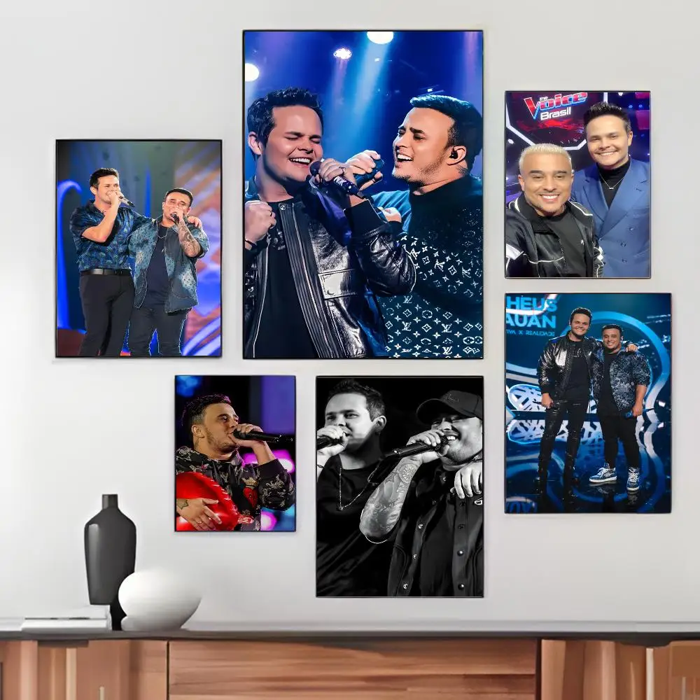 Brazil Singer Matheus Kauan Poster High Quality Print Waterproof Wall Art Sticker For Bar Living Room Decor Gift