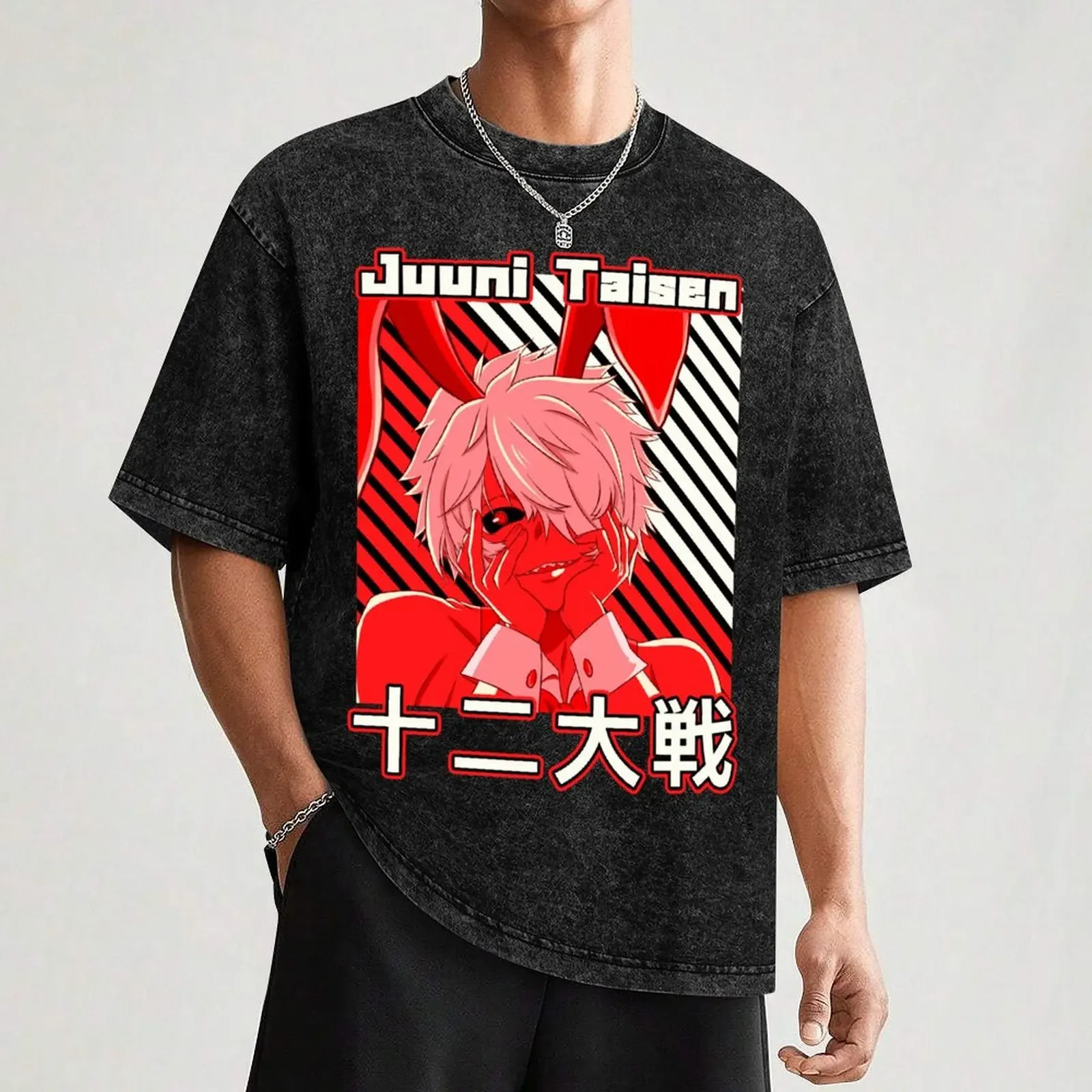 Juuni taisen T-Shirt Soft Stretch Short Sleeve Top