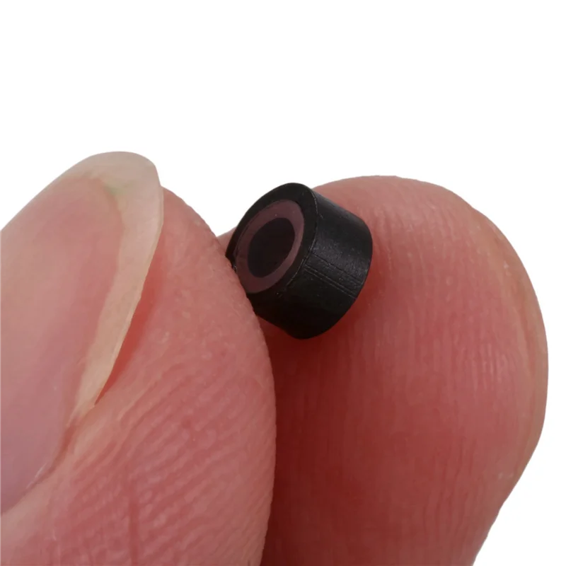 

M04K 1500 Pcs Black 5Mm Silicone Lined Micro-Ring Links Beads For I Stick Hair Extension Installation And Feathers