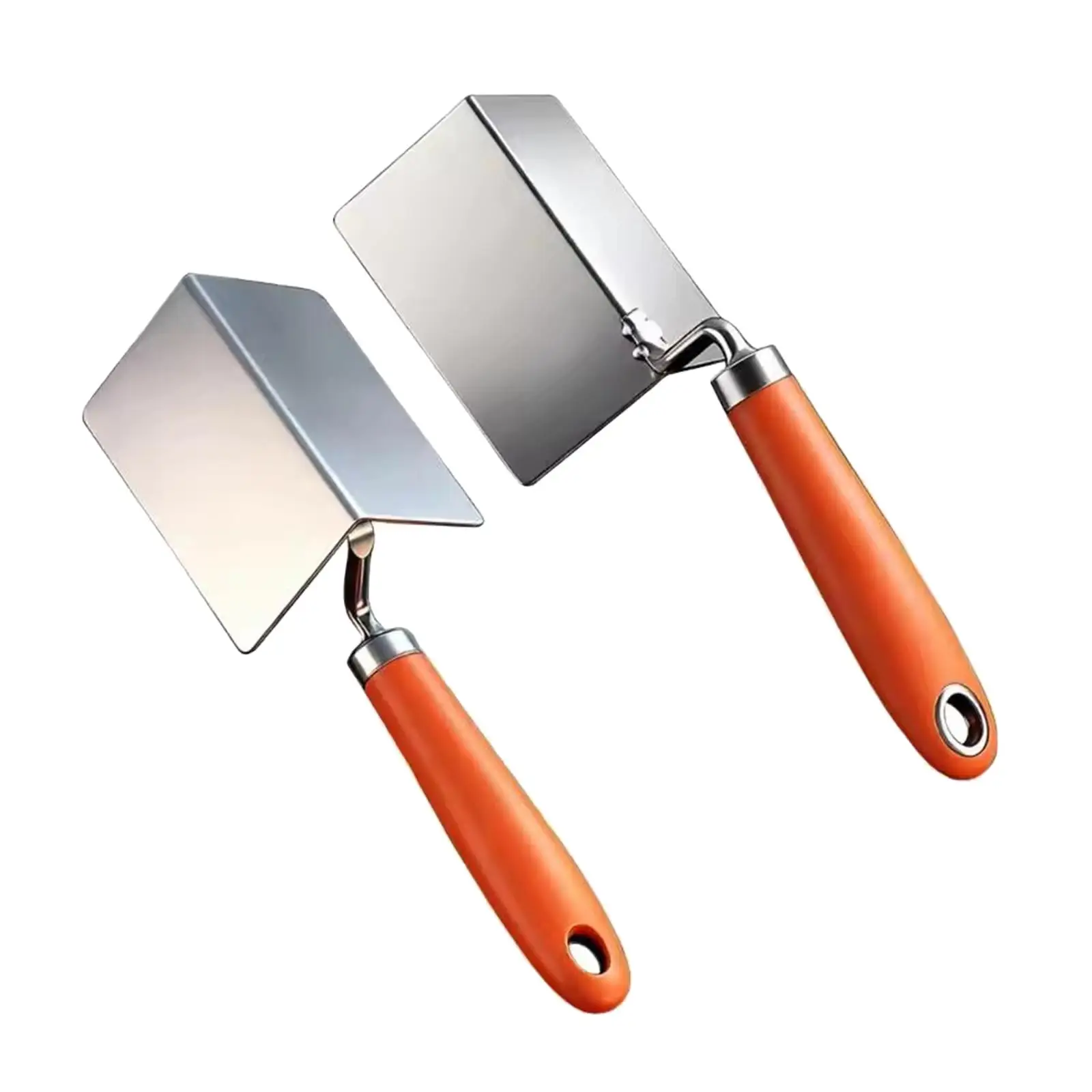 Corner Plastering Tool Set Stainless Steel Drywall Plaster Tools with Nonslip Rubber Handle for Precise 90 Degree Finishing
