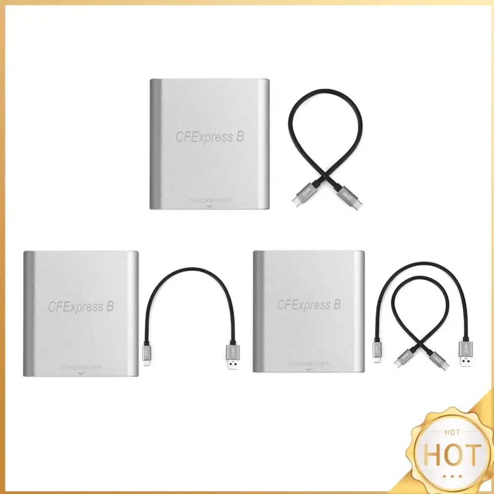 

Портативное устройство для чтения карт CFexpress USB 3.1 Gen 2, устройство для чтения данных без драйверов для ноутбуков, компьютеров, телефонов, MacBook, iPad, Chromebook