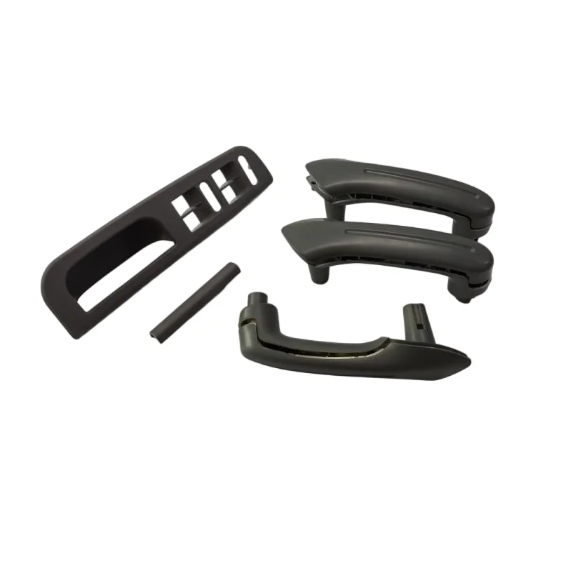 Grey Color Master Window Switch Control Panel Trim Bezel + Interior Door Grab Handle for 4 Doors for Golf Jetta Bora MK4