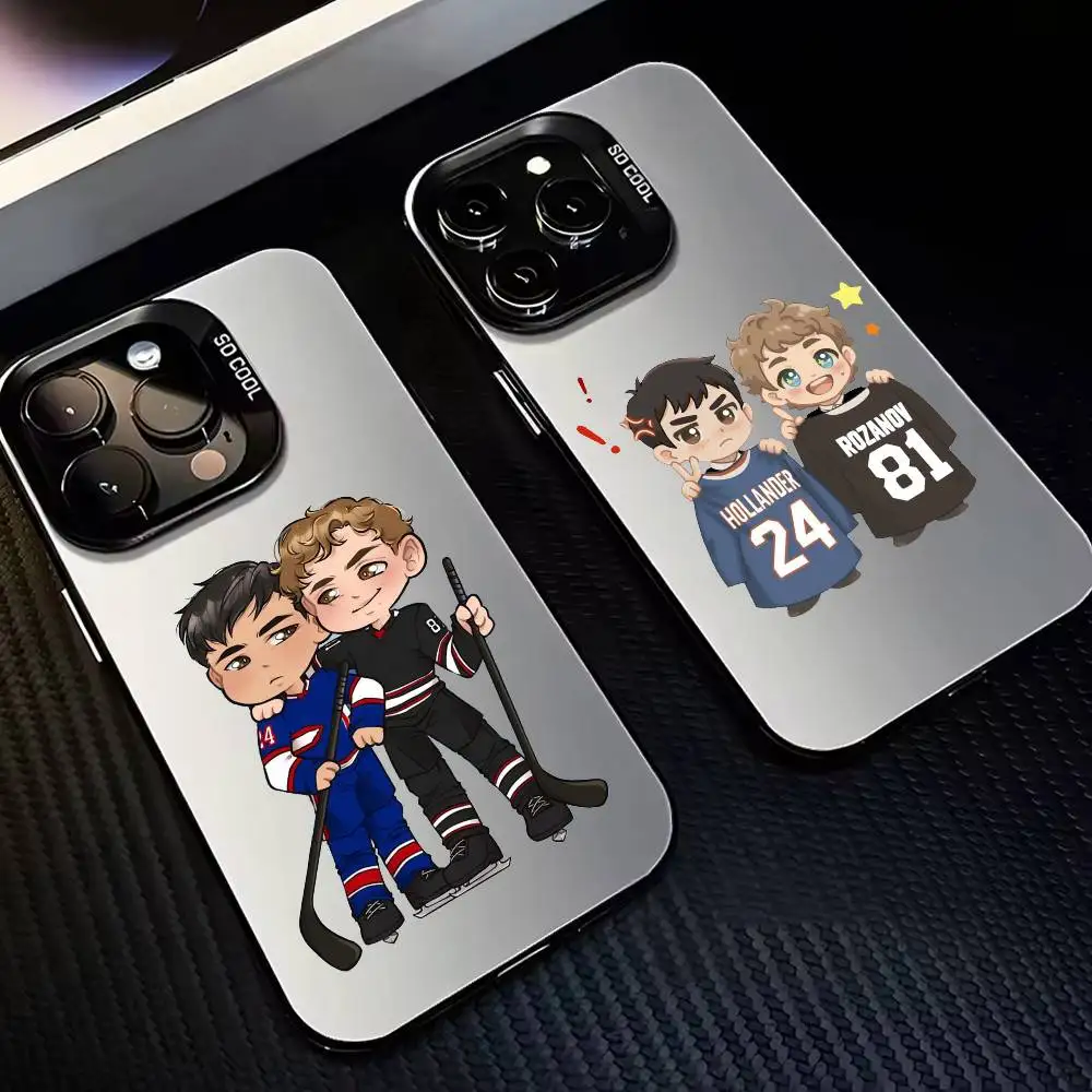 

HOT H-Heated R-Rivalry Ilya Shane Phone Case For iPhone 17,16,15,14,13,12,11 Plus,Pro Max,XS,Colored Silver Plated Inside Cover