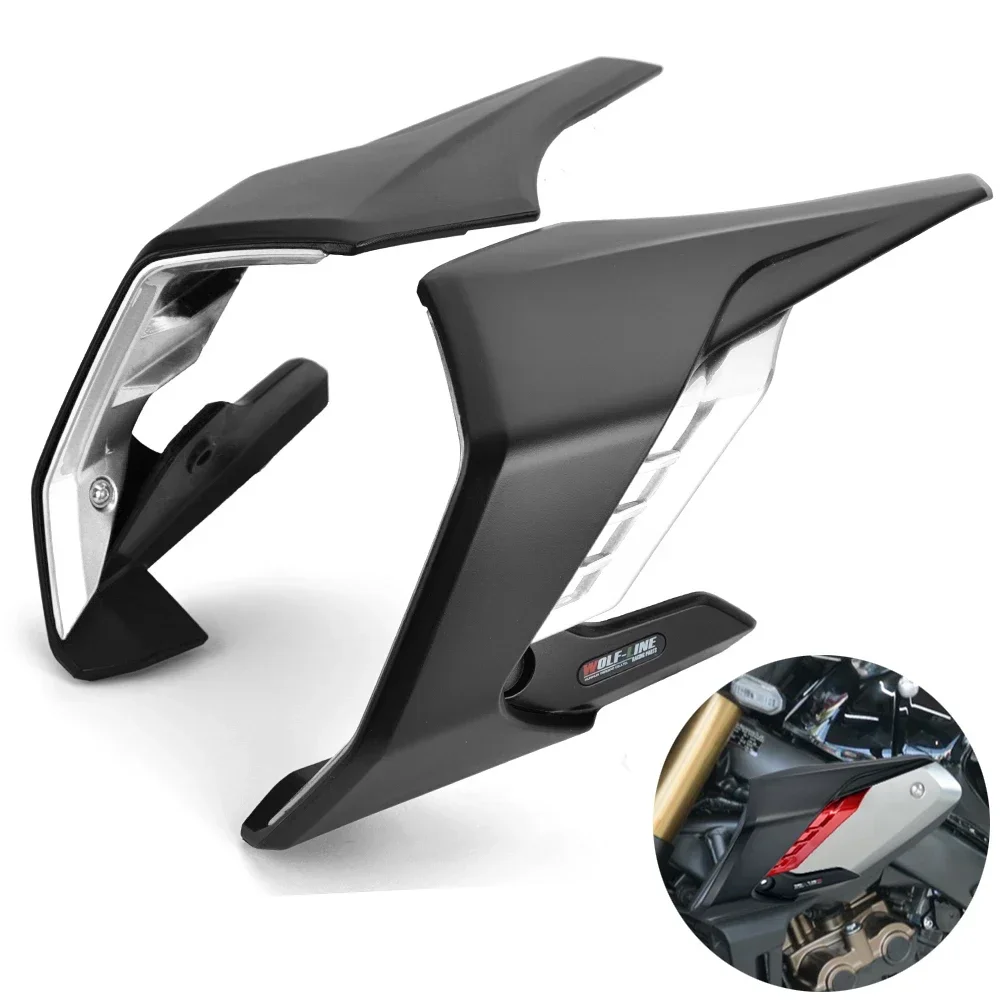 Fairing Winglets Fin Trim Cover For Honda CB 650R 2018 - 2024 2019 2020 2021 2022 2023 / Wing Protector CB 650 R CB650R