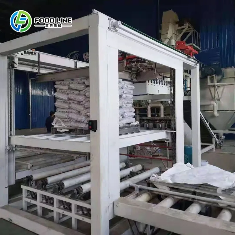 Palletizing Robot with Rotary Turntable High Torque Motor for Secure Load Wrapping in Distribution Centers