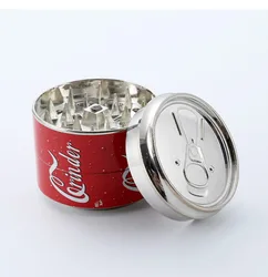 50mm Novelty Style Zinc Alloy Herb Grinder Metal Herb Grinder 3 Layers Hand Herb Grinder Smoking Accessories