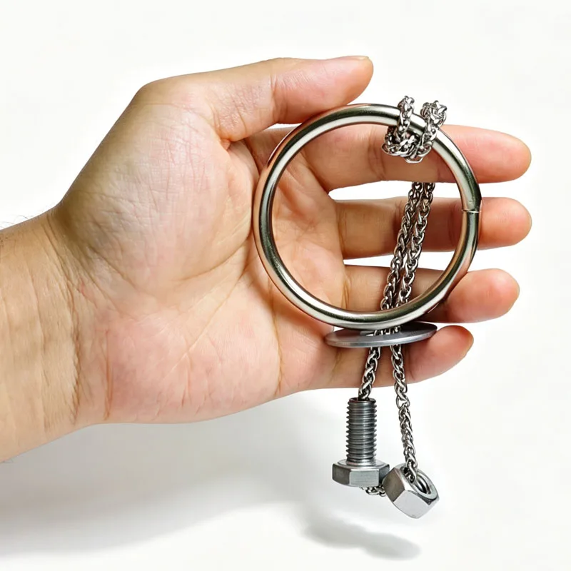 Casse-têtes métalliques à cadenas magiques extrêmement difficiles pour adultes et enfants, jouets de débrouillage, cadeaux stimulants pour l'esprit