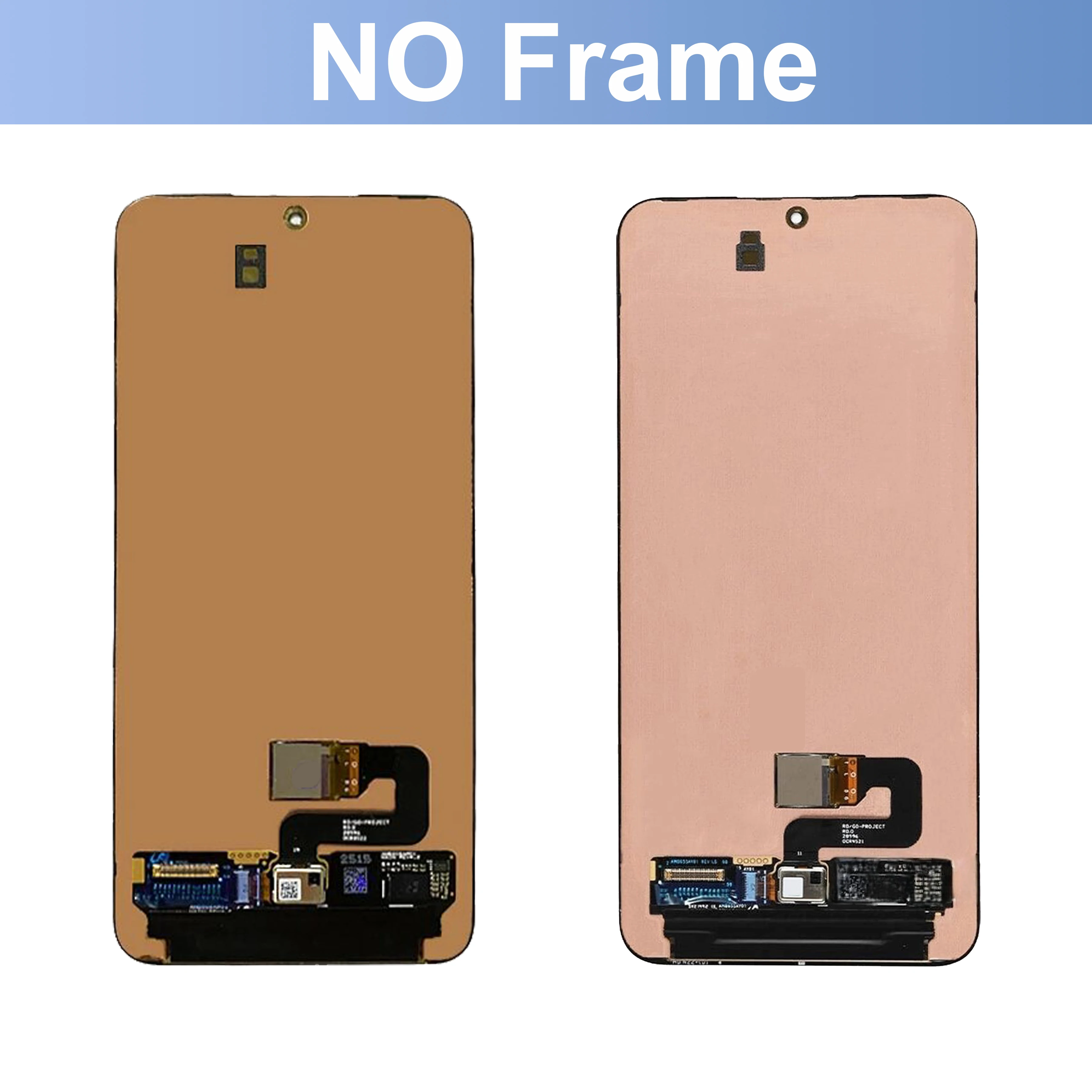 100% AMOLED 6.1\'\'Frontal S22 Display For Samsung Galaxy S22 Touch Screen Digitizer S901 LCD S901B S901U Replacement No Defects