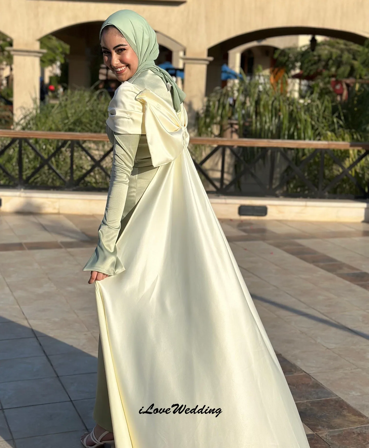 فساتين سهرة رسمية إسلامية دبي خضراء عبايات بأكمام طويلة فستان نسائي للحفلات الراقصة فساتين طويلة ملابس تقليدية مخصصة