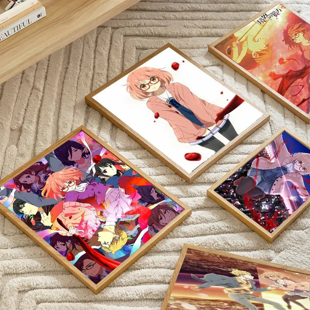 Beyond The B-Boundary Anime Poster Art Sticky Wall Waterproof Home Living Room Bedroom Bar Aesthetic Decoration