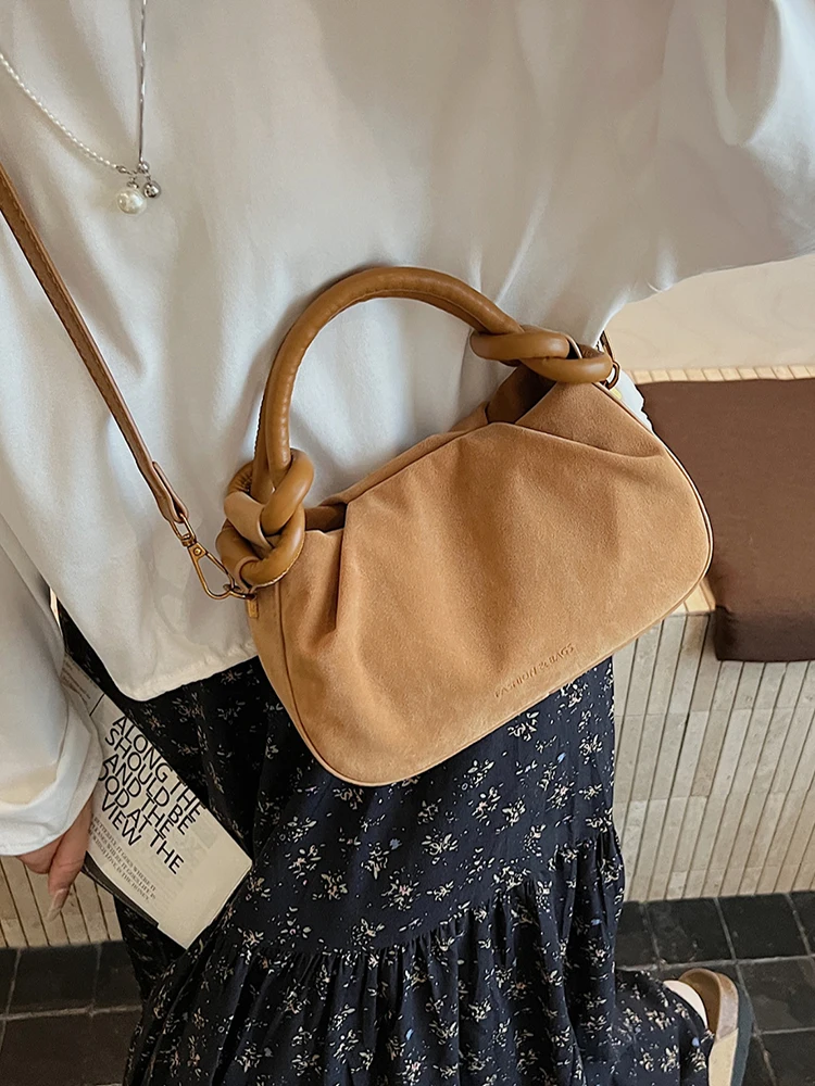 

Retro Matte Women Handbags 2025 New Letter Casual Shoulder Bag Solid Color Commuting Crossbody Bags Female Versatile Square Pack