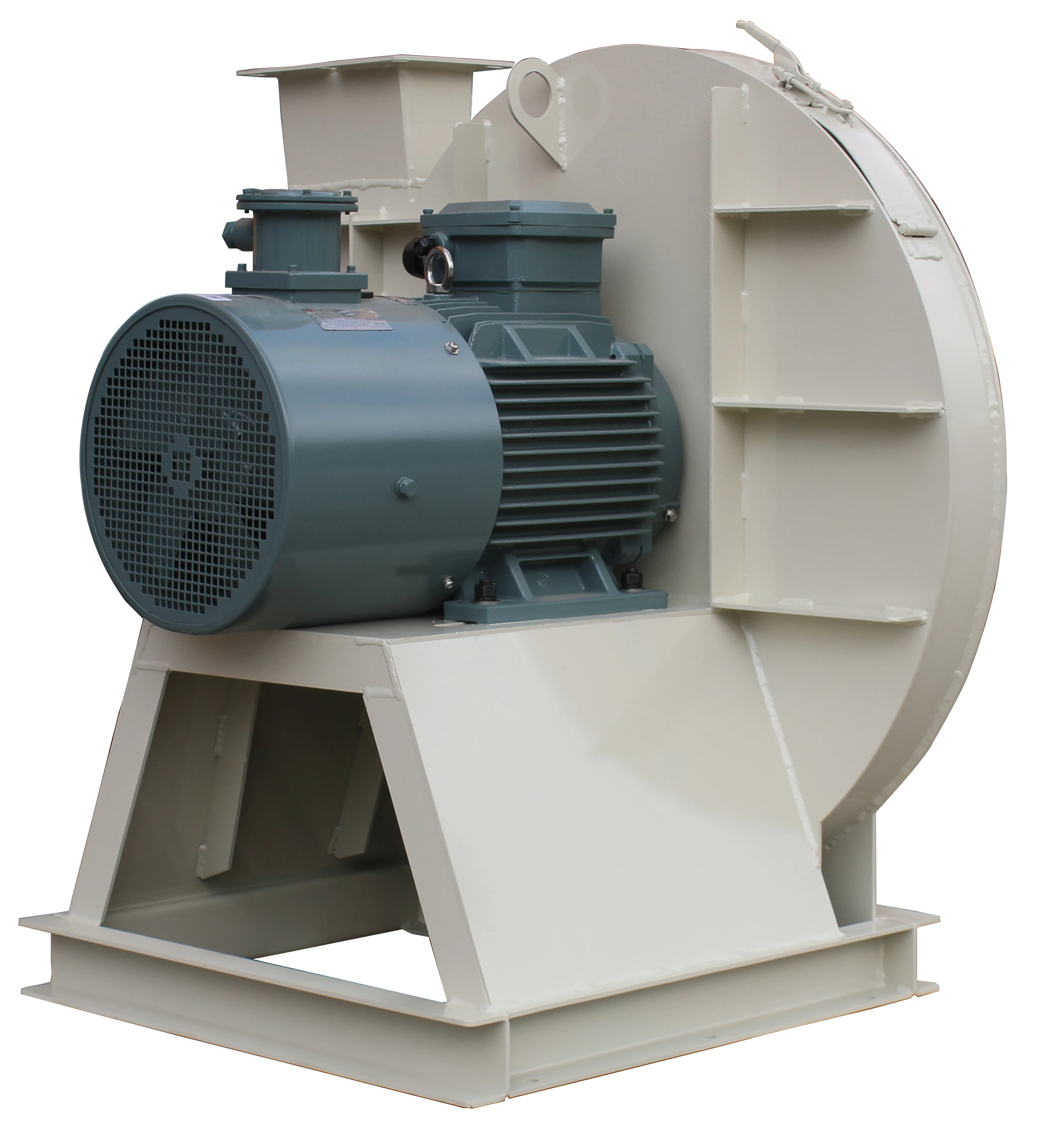 High Pressure Explosion Proof Ac Draft Industrial Powerful Dust Removal Centrifugal Blower Fan view 3