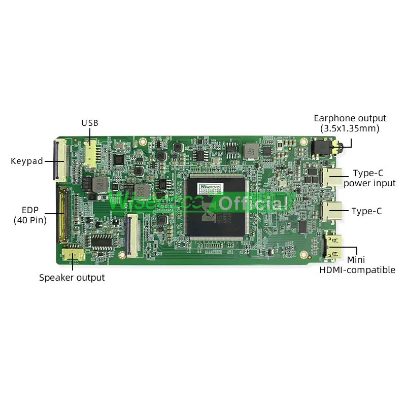 Imagem -04 - Wisecoco 15.6 Polegadas 4k Display Lcd 3840x2160 Ips Módulo Tft Uhd Raspberry pi Jogos Xbox Ps4 Monitor de pc