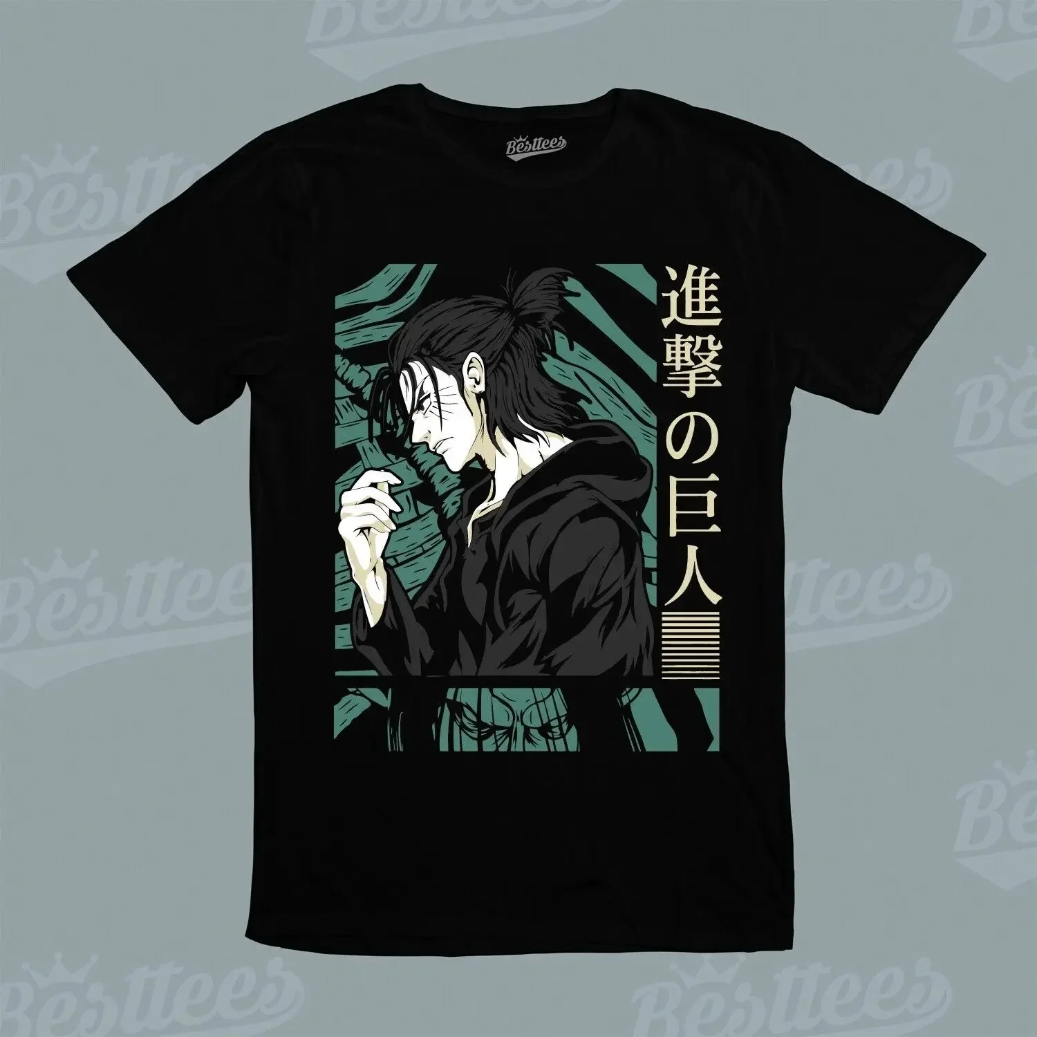 Men/Women Japanese Anime Attack on Titan Eren Yeager Side Graphic T-Shirt