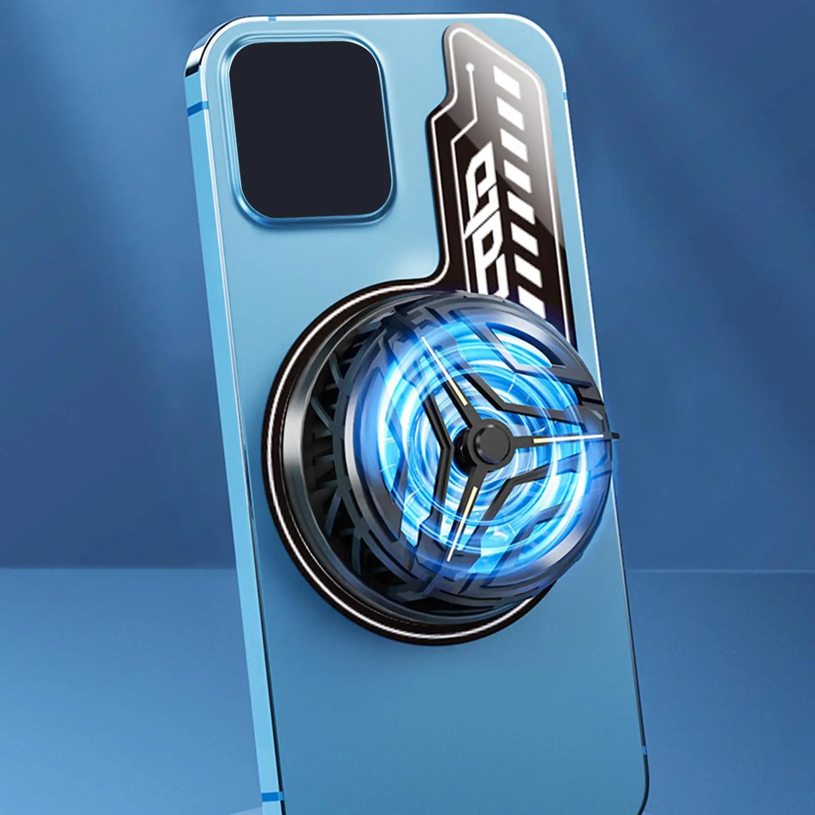 Universal Phone Cooler Pad Heat Sink Mini Magnetic Cellphone Radiator Sticker Holder for Watch Videos Tablet Cooling Gaming