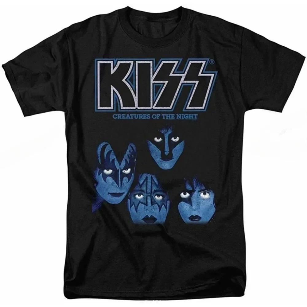 

Футболка Kiss Band 2026 Vrouwen Mode Футболка Топы в стиле хип-хоп Футболки унисекс Camisetas Hombre Топы рок-группы Dameskleding