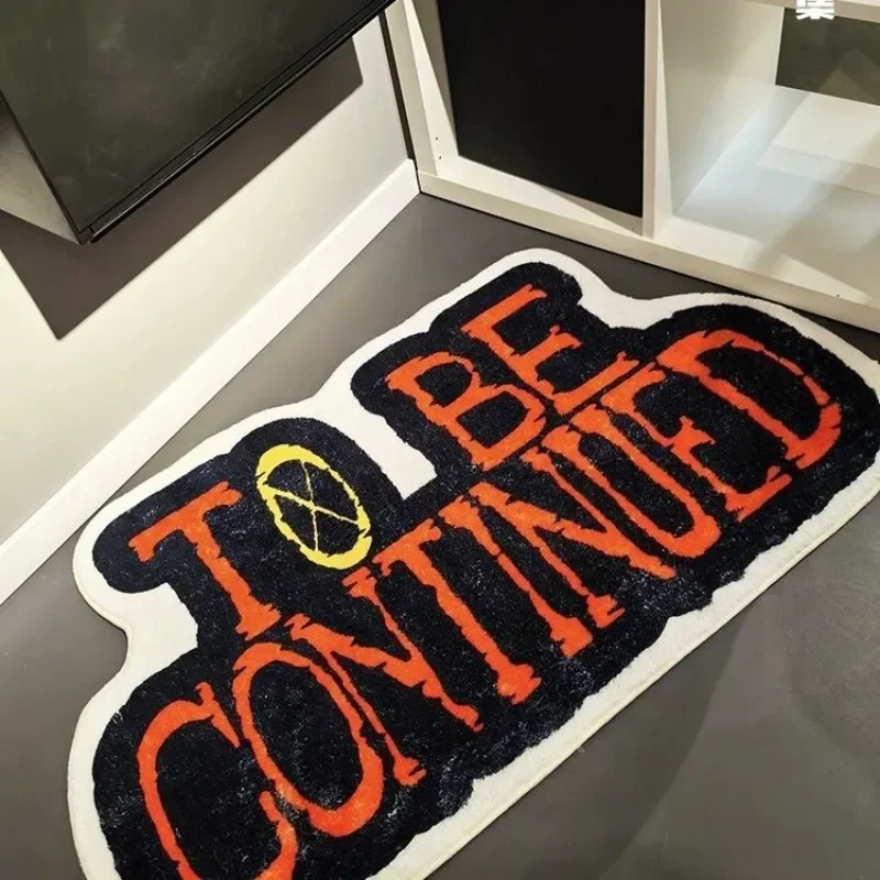 Cartoon Anime One Piece Luffy Irregular Carpet Short Velvet Thickened Bedroom Living Room Door Mat Bedside Carpet