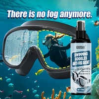 LOORSAN 100ML Goggles Anti-Fog Spray - Long Lasting Clarity, Fog Prevention for Swimming, Diving - Safe for Contacts, Athletes