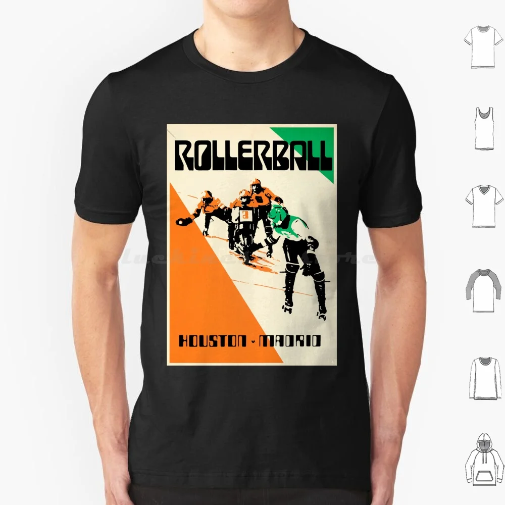 Rollerball-/ Houston T Shirt 6xl Cotton Cool Tee Roller Ball Houston Sport Motorbike Roller Science Fiction Jonathan E Jonathan