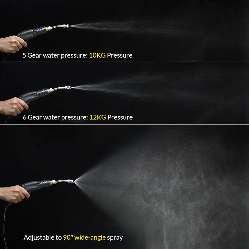 3200W High Pressure Water Spray Gun High temperature Steam Cleaner Humidity Adjustable Industrial Efficient Cleaning Machine
