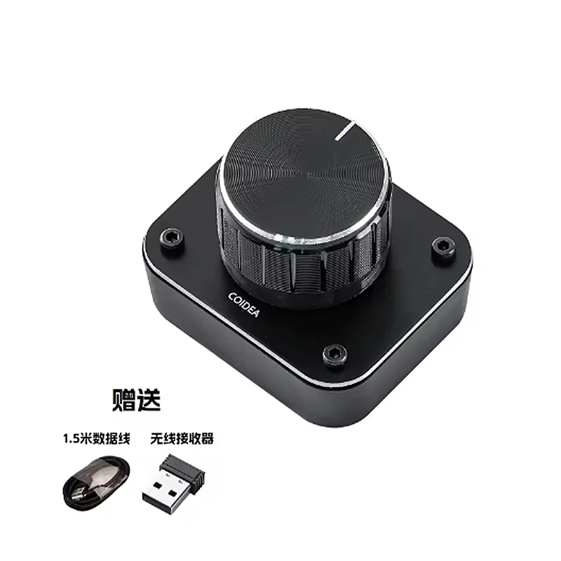 Dial 3 modo usb/2.4g/bluetooth sem fio único botão personalizado fader multi funcional botão personalizado mini botão portátil presentes