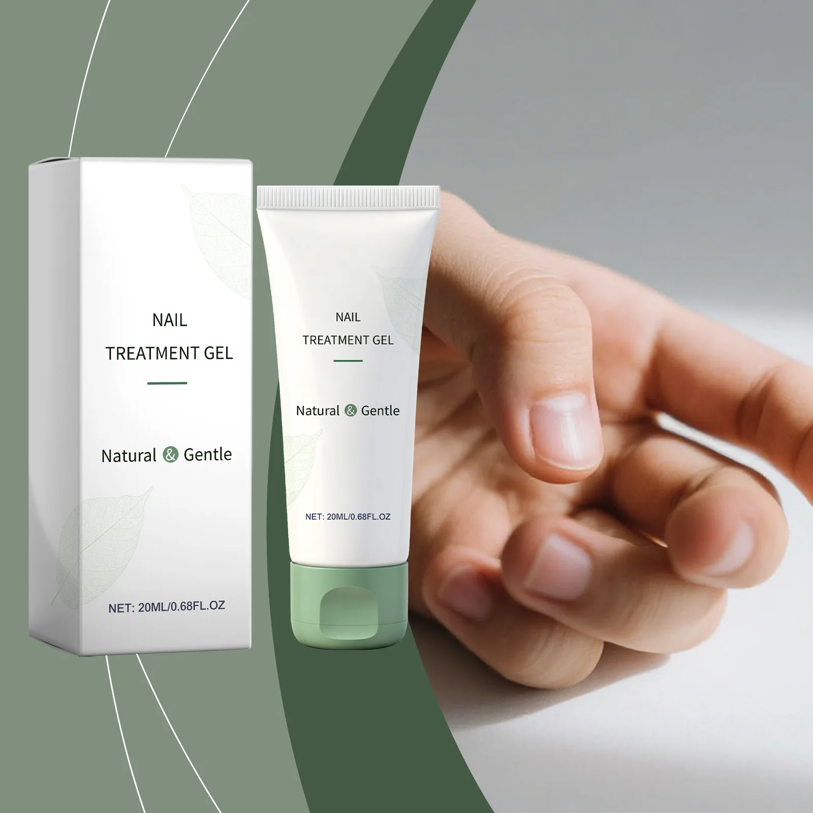 Gel nutritivo para cutículas de uñas, 20ML, nutre y repara profundamente las uñas dañadas, hidratante, fortalece, ilumina el cuidado suave de las uñas