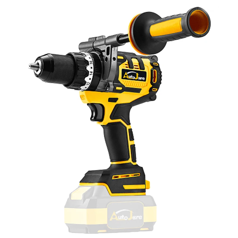 20V Brushless Li-ion Battery Power Electric Rechargeable Cordless Angle Grinder Impact Wrench Hammer Drill Set Kit Combo