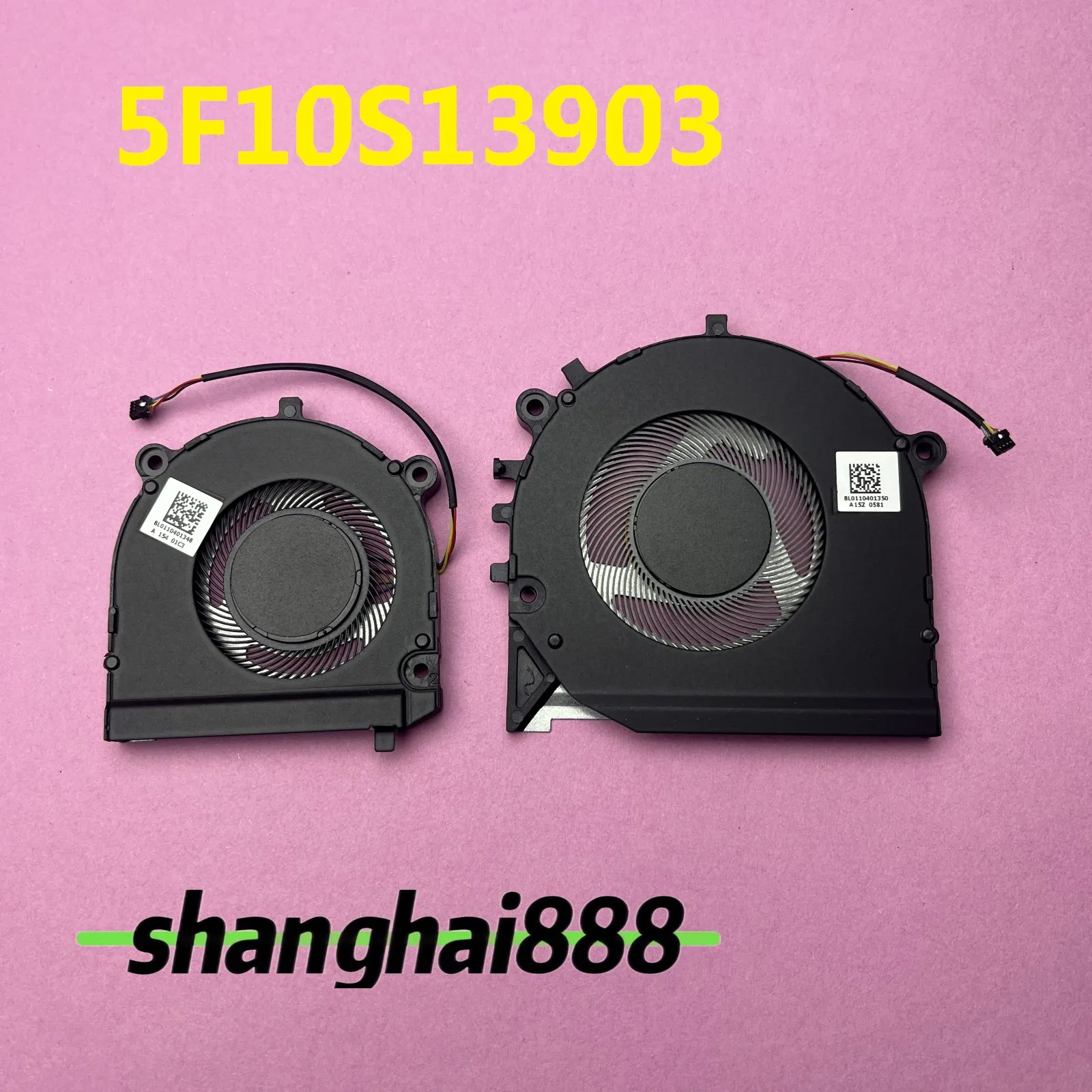 New for ThinkBook 14s-IWL 20RM 14s-IML 20RS Cooling Cpu Fan Pack 5F10S13903