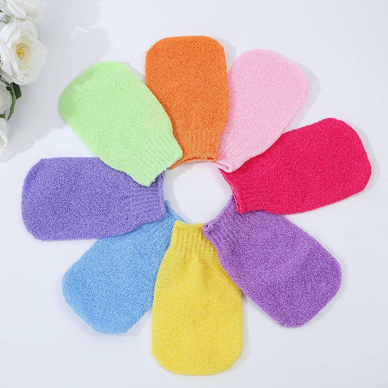 Exfoliating Body Massage Sponge Bath Gloves Skin Bath Shower Wash Cloth Shower Scrubber Back Scrub Moisturizing Spa Skin