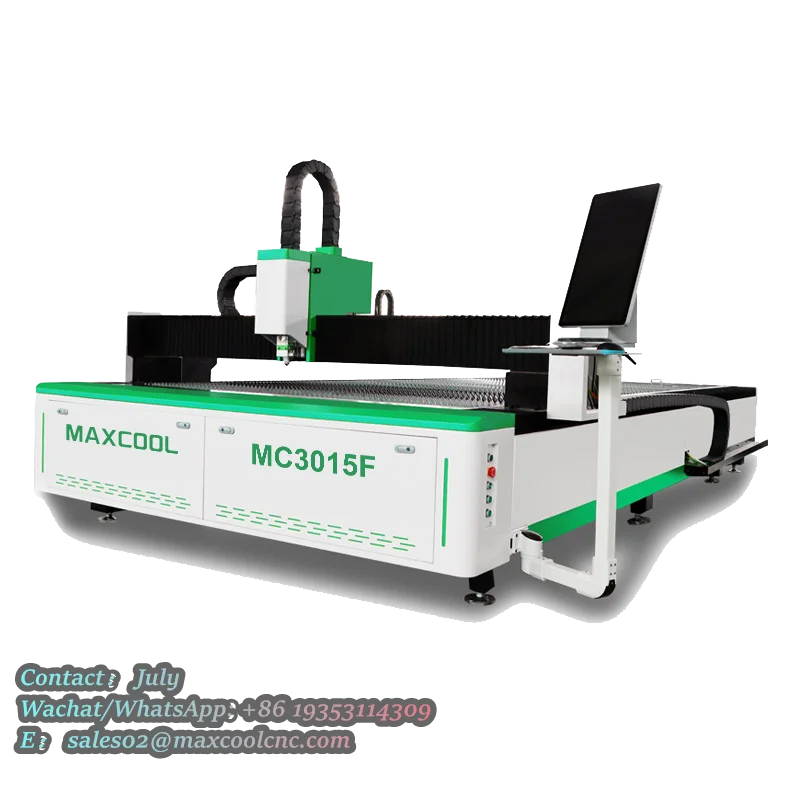 Heavy Duty MC3015F Fiber Laser Cutting Machine Intelligent Height‑Following System and Cutting Head