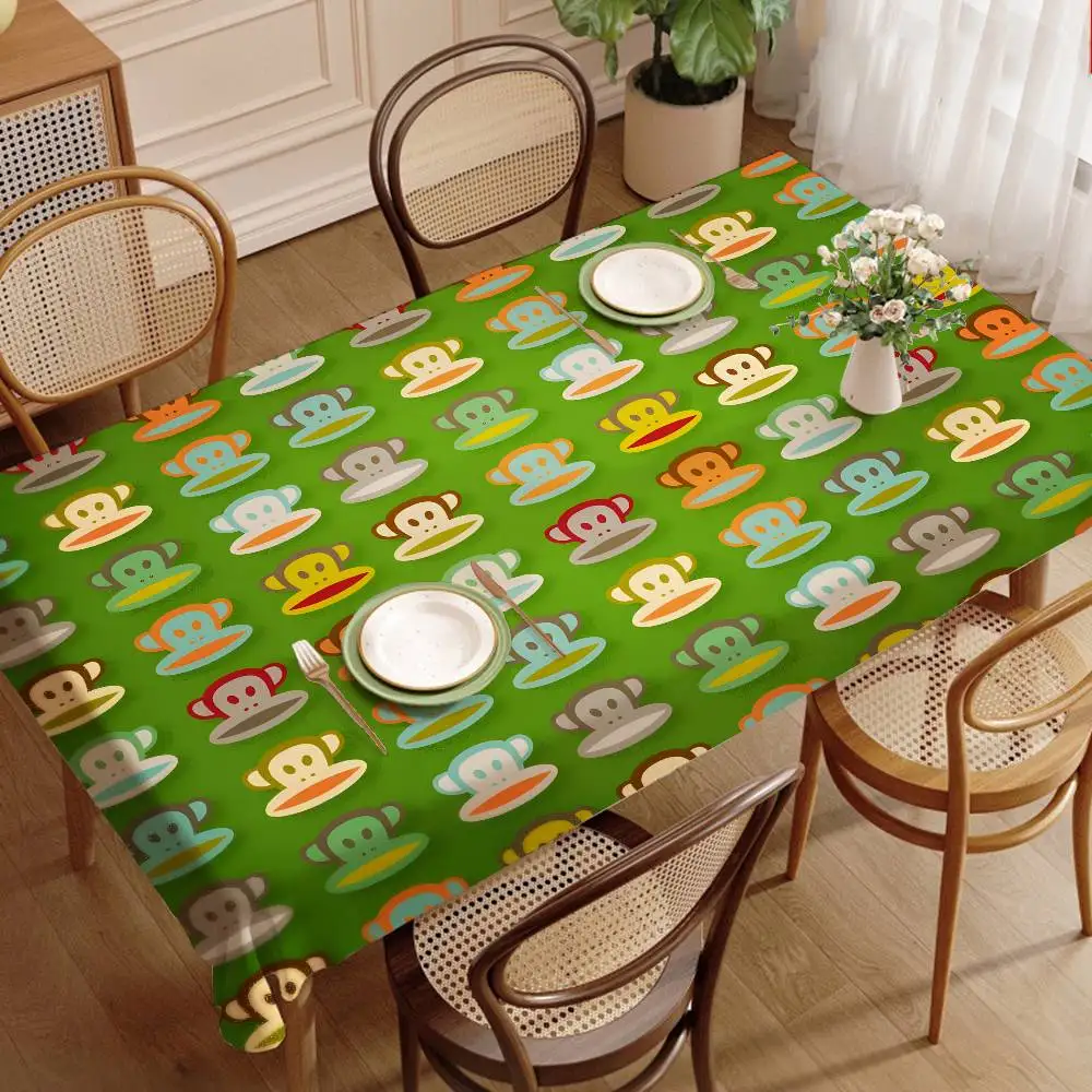 Logo P-Pauls F-Frank Table Cloth Rectangular Stain Tablecloth Oilcloth Mantel Mesa Impermeable Tablecloth Decoration