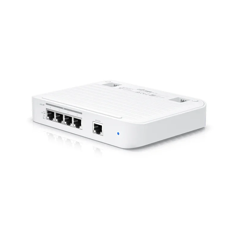 UBIQUITI USW-Flex-XG Switch Flex XG, Layer 2 Switch 4x10GbE RJ45 Ports 1x1GbE, PoE+ RJ45 Input, Fully Managed UniFi Network