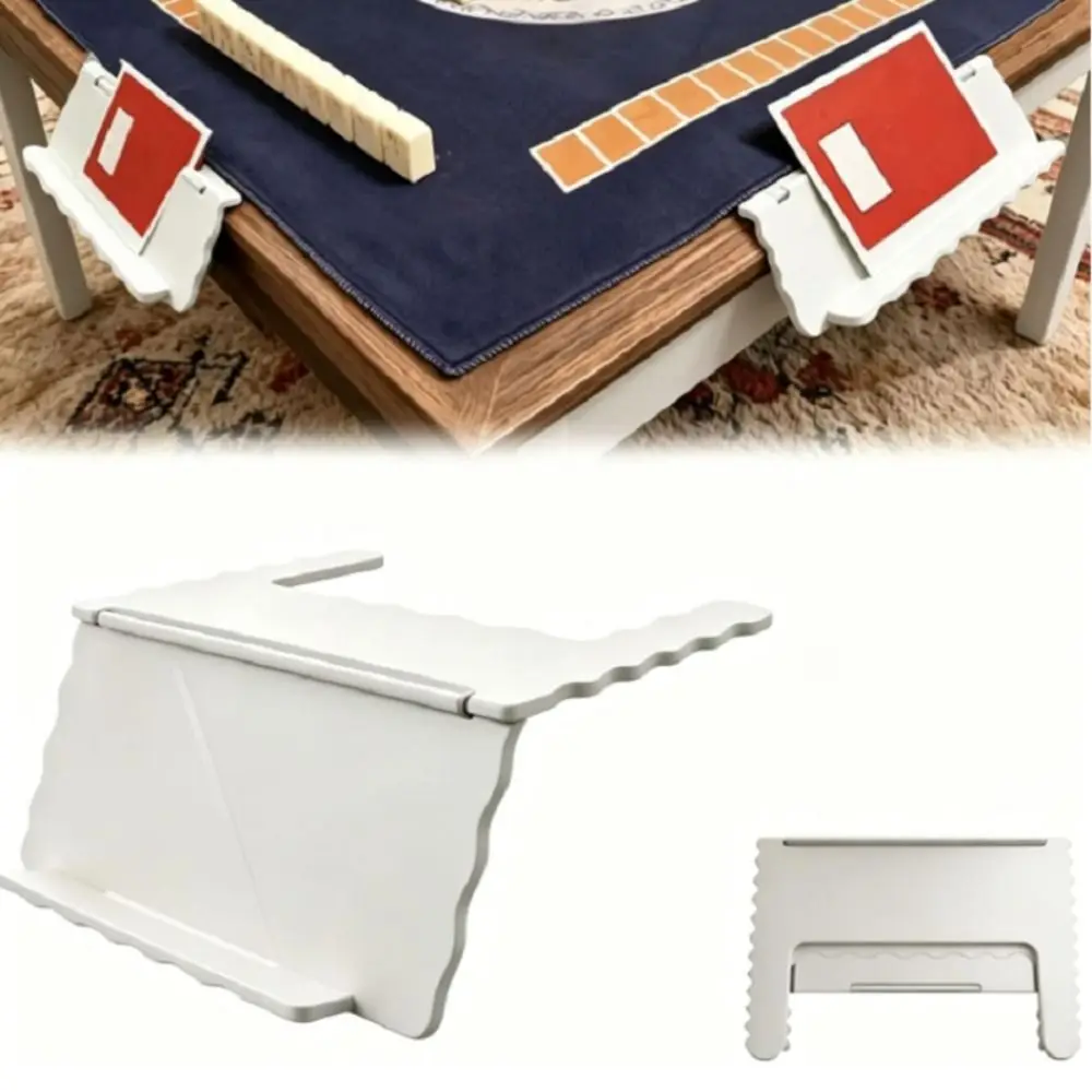 PLA Mahjong Card Holder Adjustable Angle Foldable Mahjong Card Stand 3D Printed Non-Slip Mahjong Viewing Rack Home Game Nights