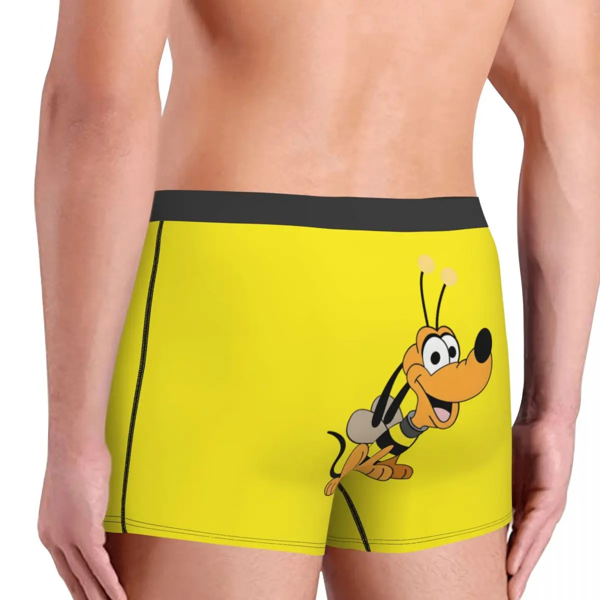 Personalizzato Cool Plutone Cartoon Boxer Pantaloncini Mutandine Mutande da uomo Slip comodi Intimo