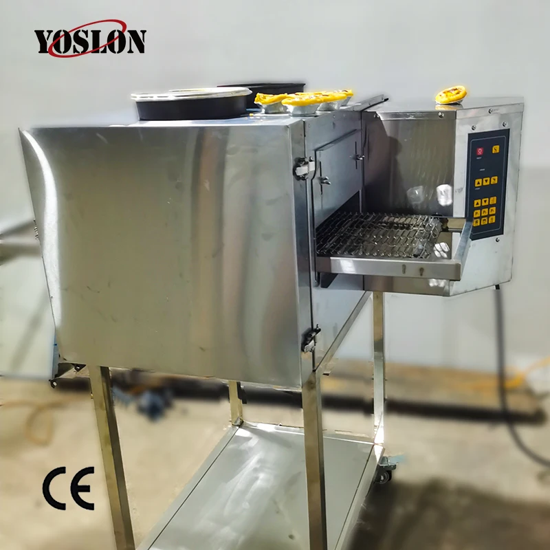 Commercial Customizable, Chain Conveyor Making Machine Gas / Electric Mini Tunnel Pizza Oven For Sale/