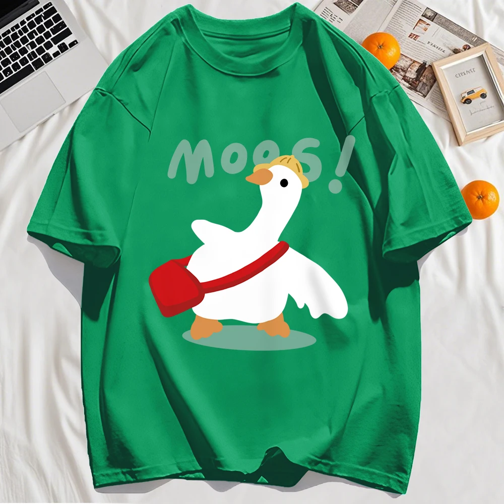 

Милая мультяшная сумка с узором утки, футболки, мужские модные хлопковые повседневные футболки, летние базовые топы с короткими рукавами и круглым вырезом, большие топы