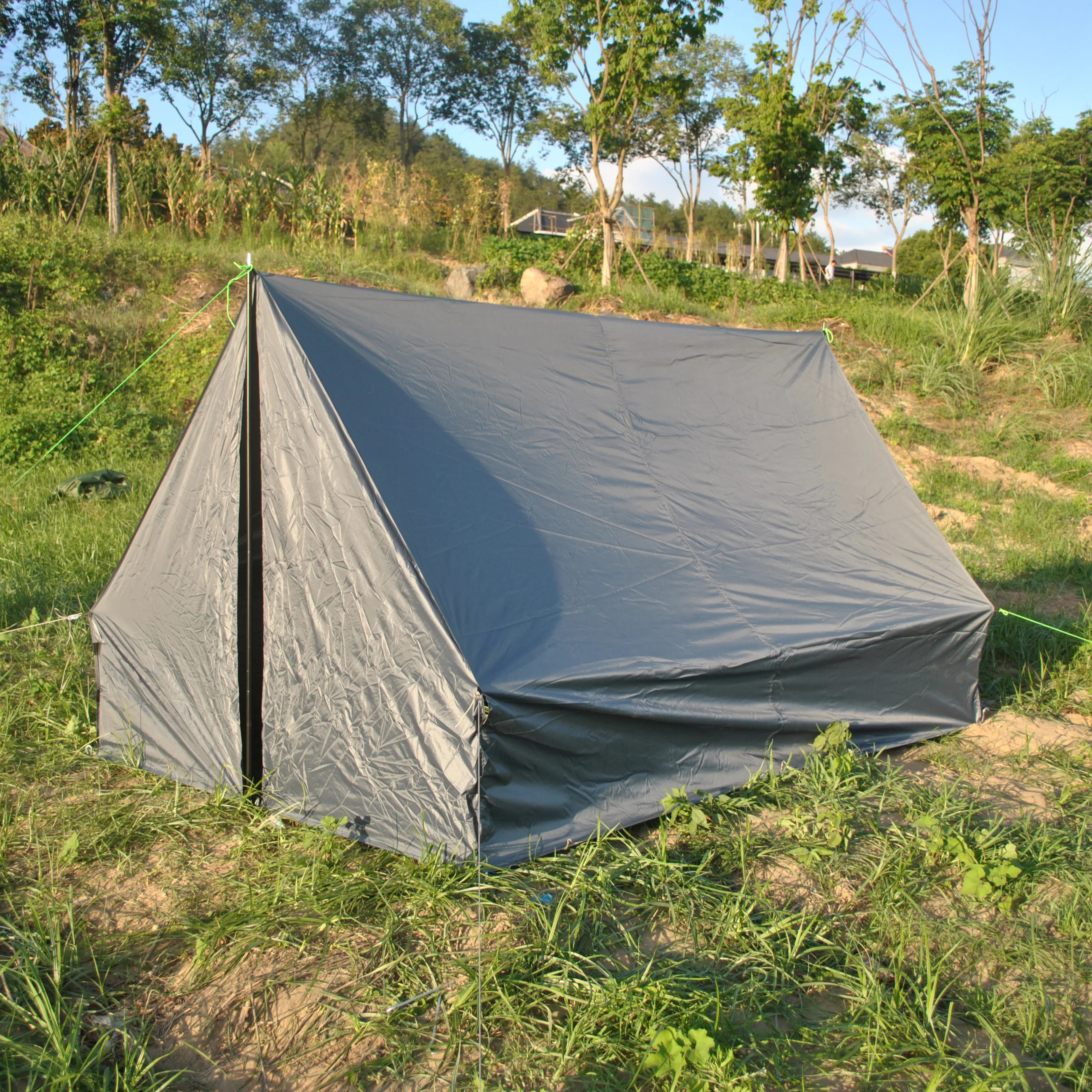 Hot Selling CZX-831 Outdoor Waterproof Camping Tarp Tent, A Character Type Rainfly Tent, Rodless tent,Shelter temt,Tree tent