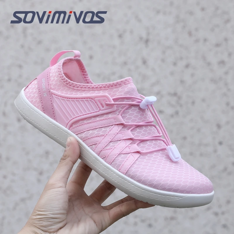 

Новая минималистичная обувь для мужчин, повседневные кроссовки с широким носком босиком, женские дышащие кроссовки унисекс с сеткой, легкая прогулочная обувь