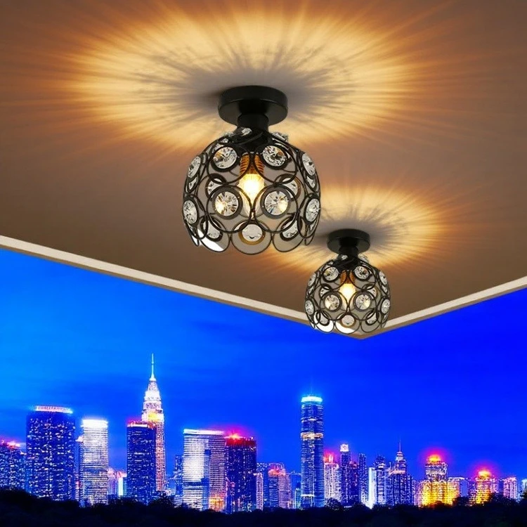 

Dia 20cm Iron art Ceiling lamp Pendant lamp Scattered light Romantic atmosphere European style Indoor lighting E27 AC 220V