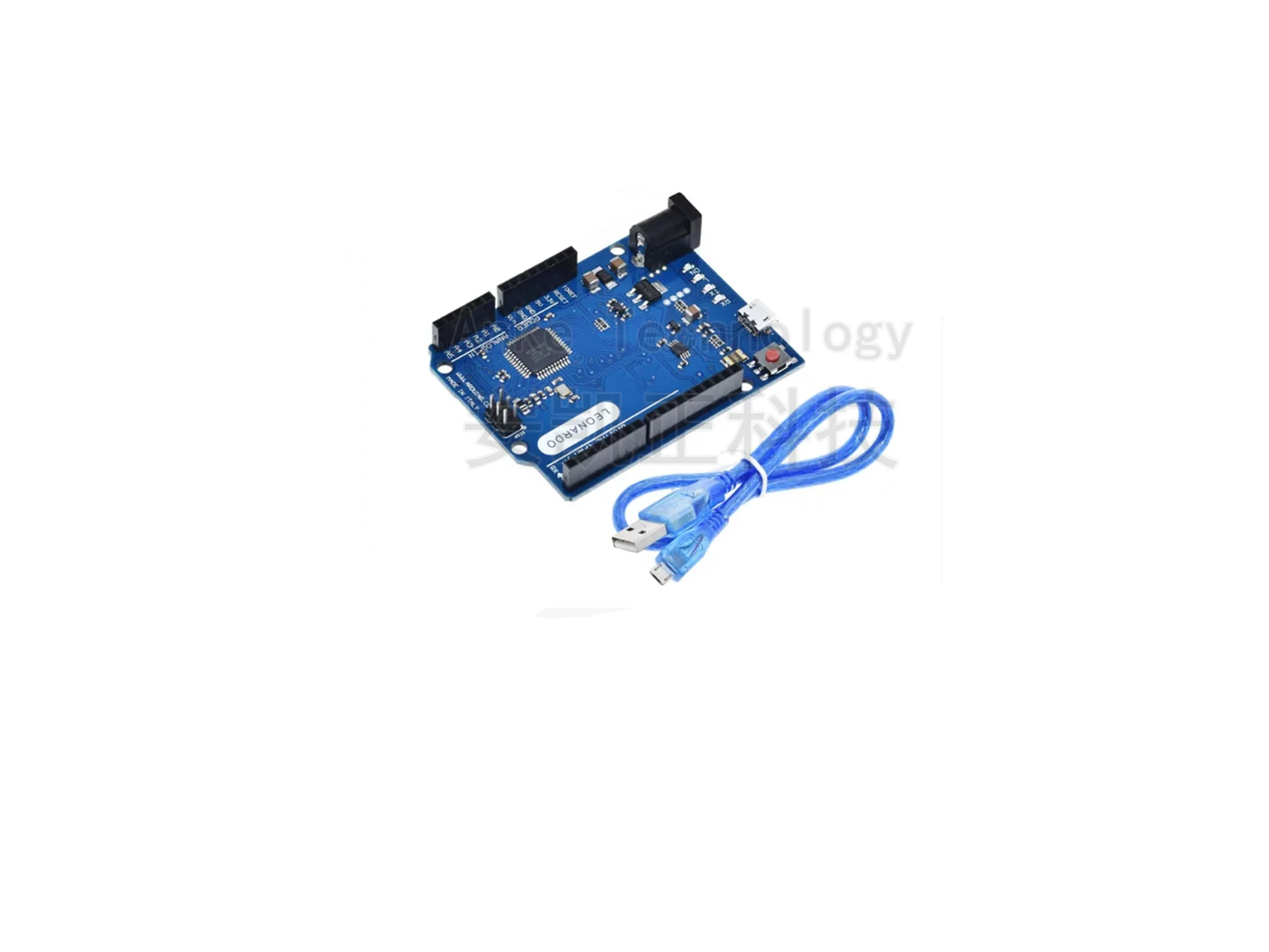 Leonardo R3 Development Board ATMEGA32U4 with Data Cable, Blue‑Board QFN Chip