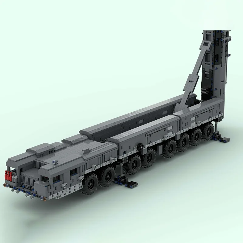 4360 stücke MOC MZKT RS Topol M SS Sichel Technische Modell Weihnachten Geschenk Bausteine Bau DIY Spielzeug Bildung Ziegel kinder