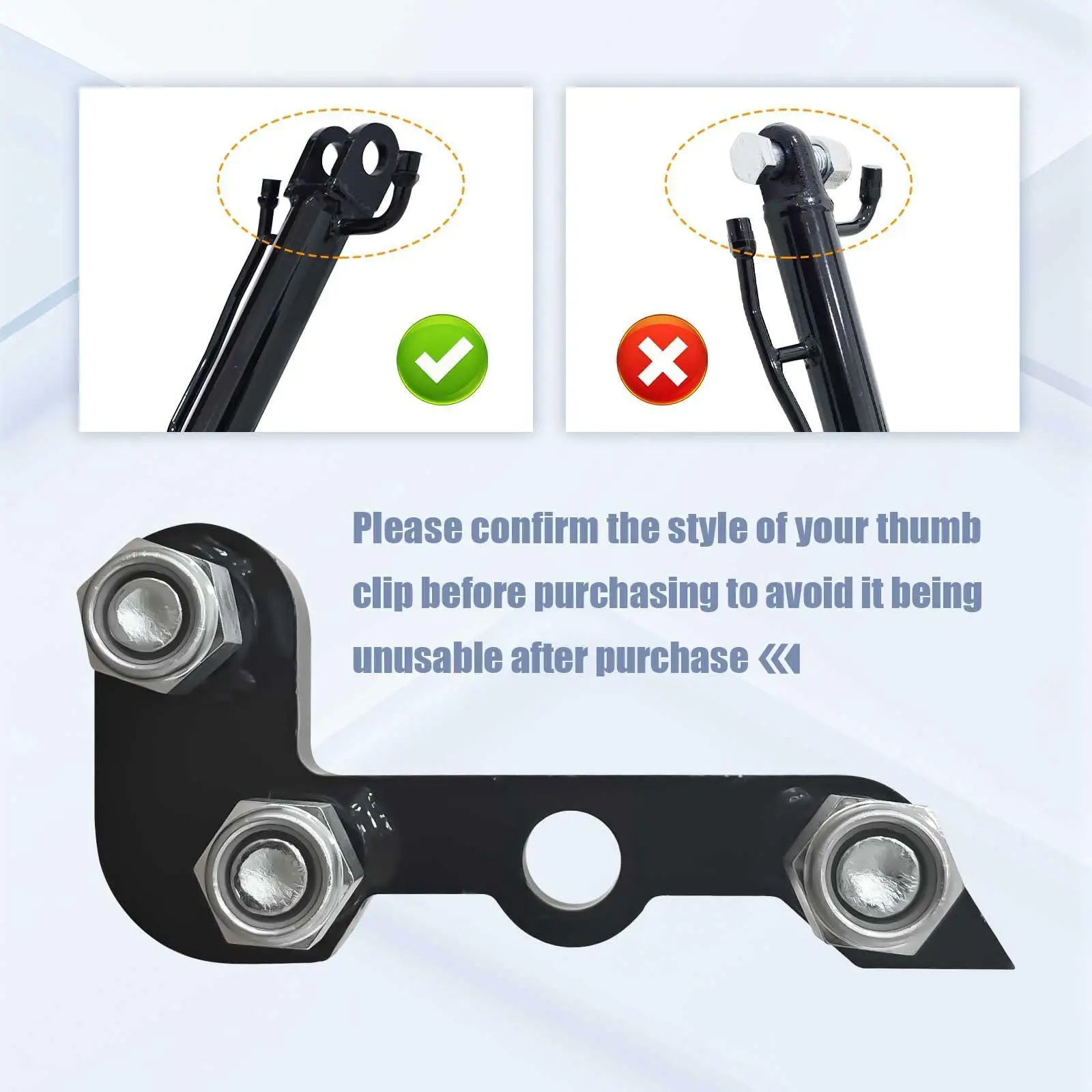 

Reliable Single L Shaped Bracket Heavy Duty Thumb Clamp Excavator Attachment Connector for Quick Install