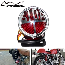 Motorfiets Retro Rem Achterlicht Achter Stoplicht Achterlicht Voor Harley Sportster Touring Dyna Softail Chopper Bobber Cafe Racer