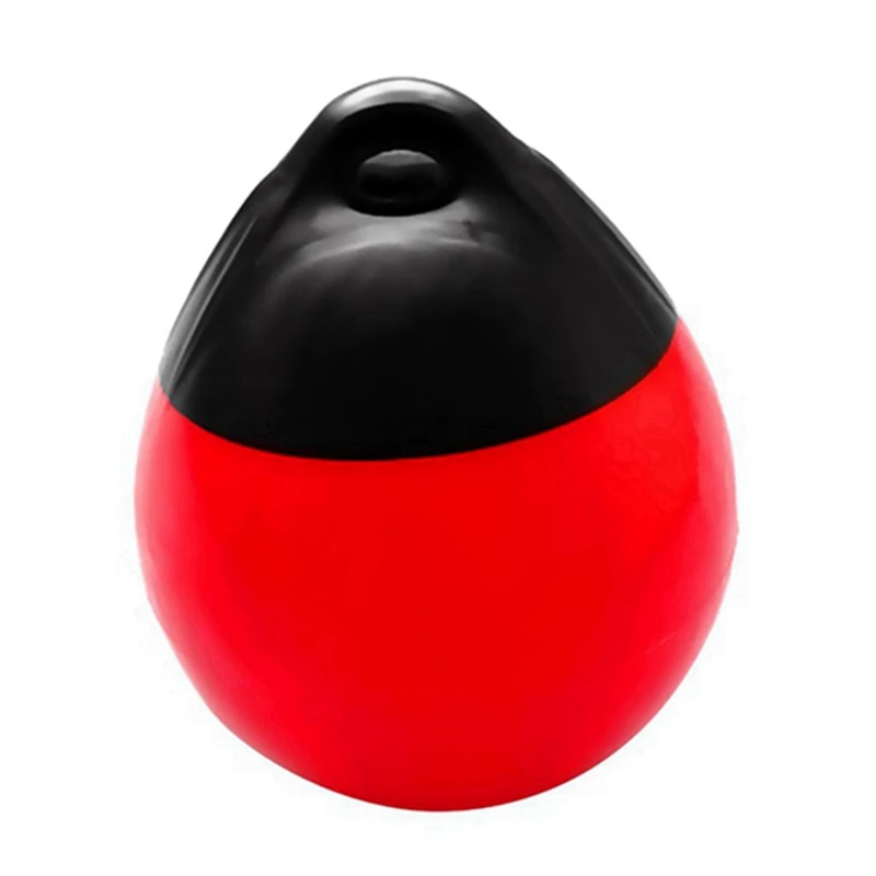 4X Heavy Duty PVC Boat Fender Ball Round Anchor Buoy Dock Bumper Ball Inflatable Protection Marine Mooring Buoy Red