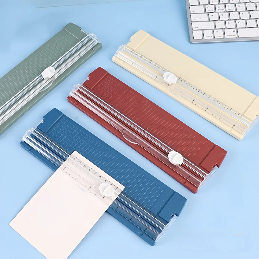 Multi-functional Bidirectional Paper Cutter, Portable Paper Cutting Machine Process Cutting Tool! School and Office Supplies
