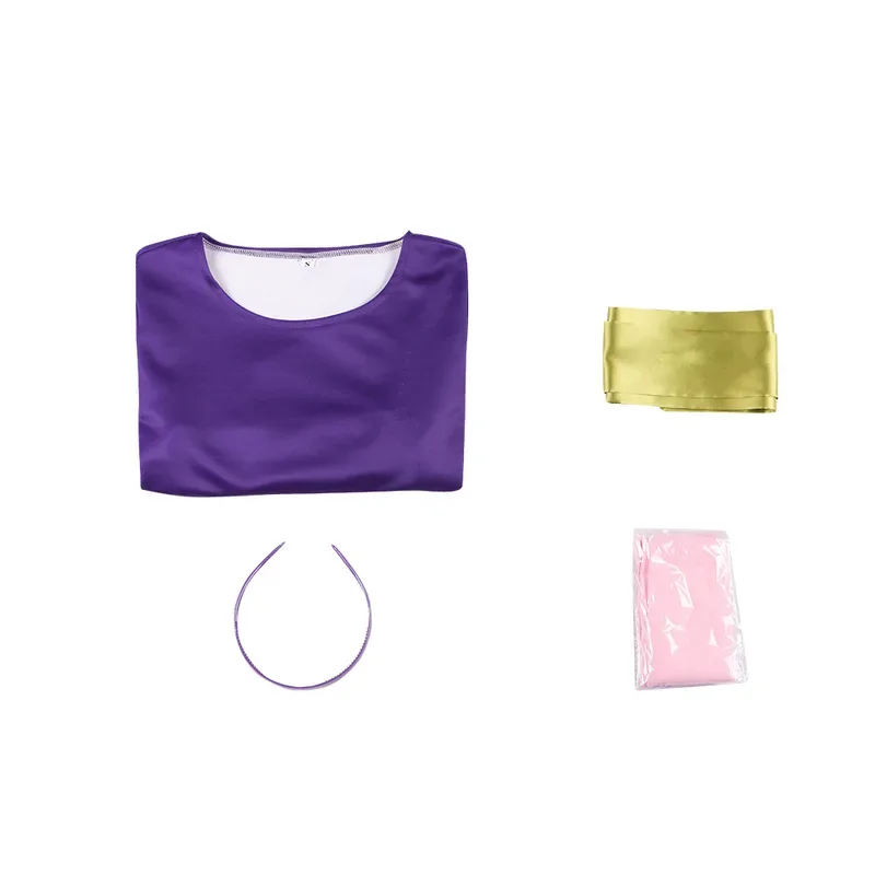 Дафна Блейк Косплей Костюм Необычные ТВ Косплей Дак Маскировочное Платье Повязка на Голову Фиолетовый Комплект Необычная Одежда Для Девочек Хэллоуин для Женщин