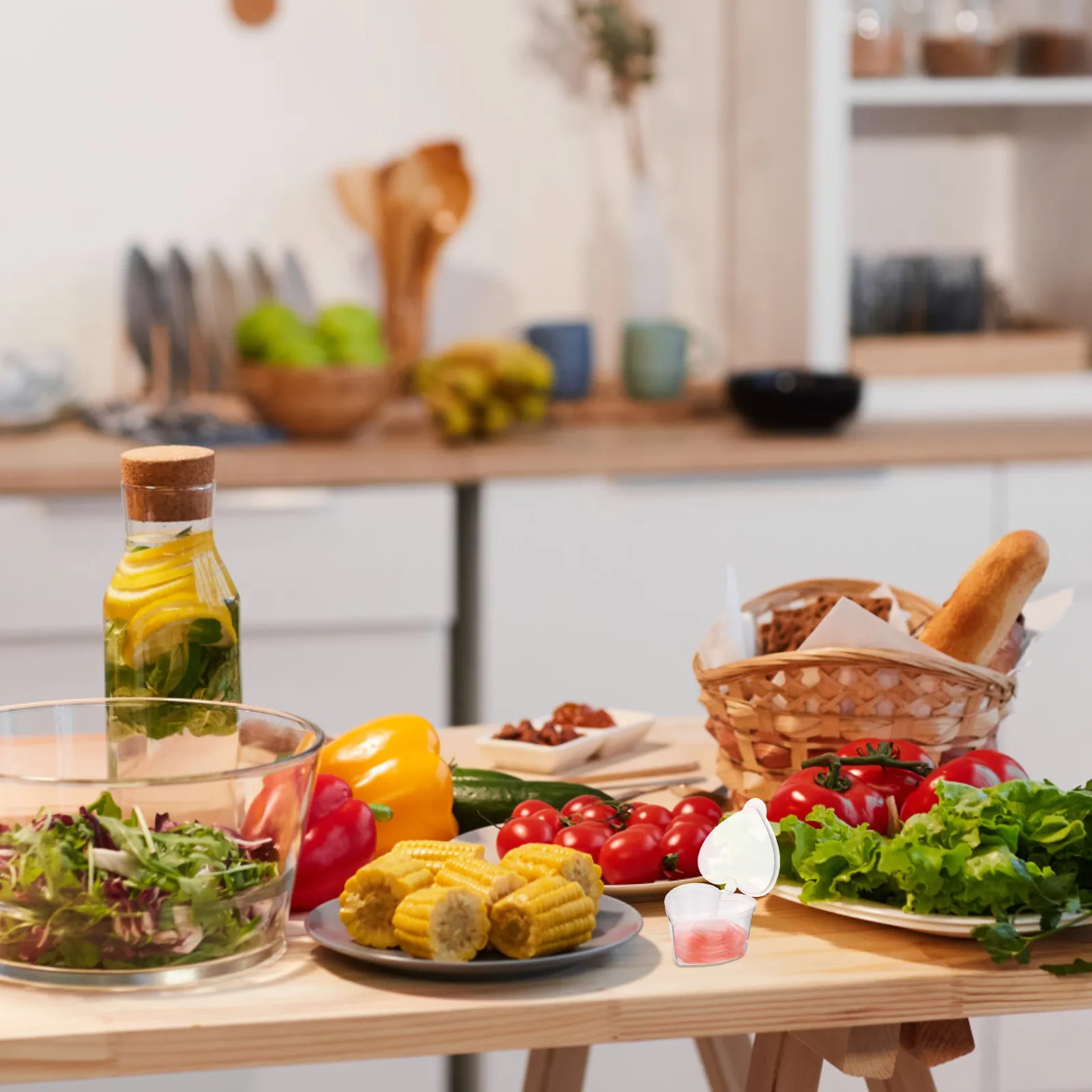 

50Pcs 50Ml Transparent Spice Jars Reusable Bpa Free PP Containers with Tight Seal Lids for Kitchen Condiment Storage