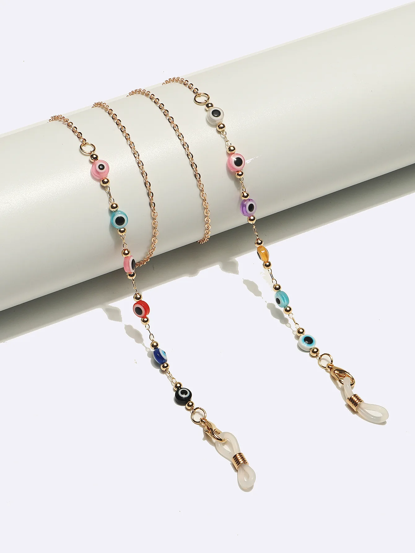 

Fashion Reading Glasses Chain for Women Metal Sunglasses Cords Eye Beads Gold Color Lanyard Metal Rope Eyewear Accessories