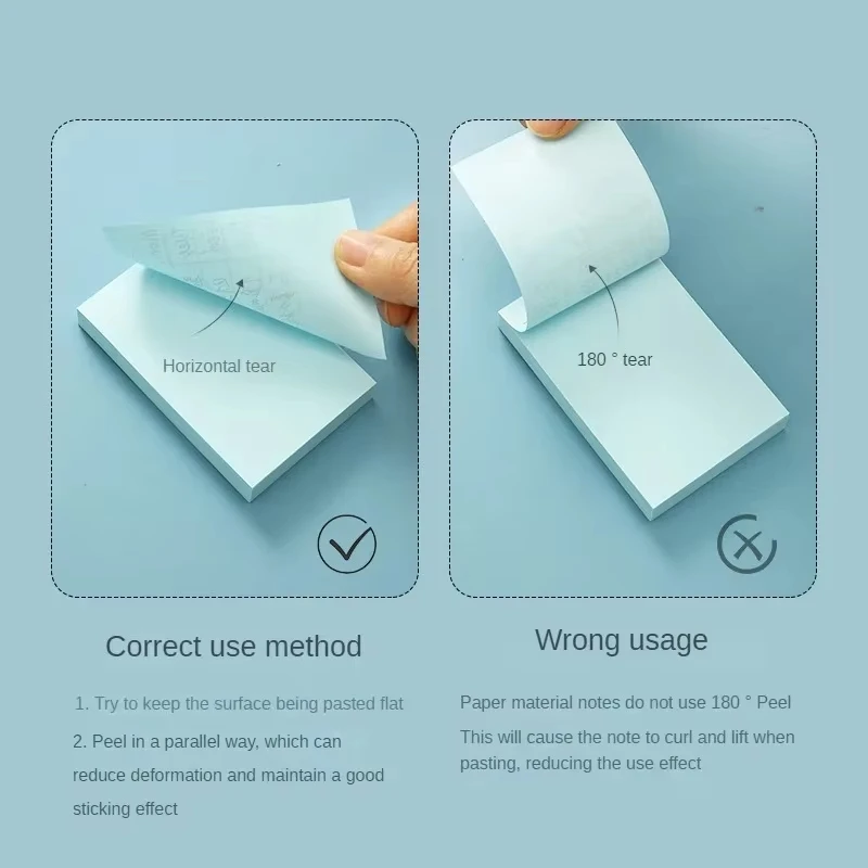 M&G 400 Sheets 4 Color Sticky Note Paper 76*51mm Notepad High Appearance Level n Times Self-adhesive Office Supplies